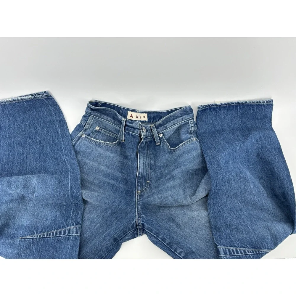 NWOT AMO Sandra Baggy Jeans Sz 25 (Meas 28) Barrel Wide Leg Cottagecore MSRP 318 - Picture 12 of 16